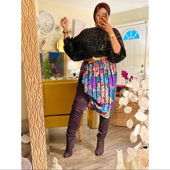 Vintage Bubble Sleeve Sequin Top - Picture 4 of 9